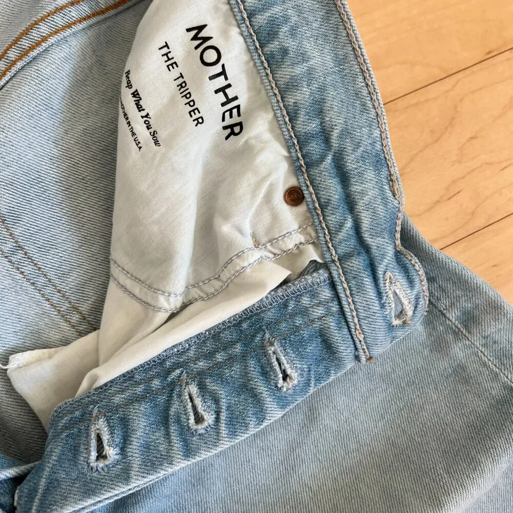 Mother The Tripper High Waisted Kick Flare Jeans size 28 - Picture 3 of 7